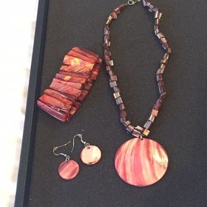 Statement necklace set